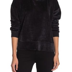 NATION LTD Finley  Drop Shoulder Velour Hoodie M